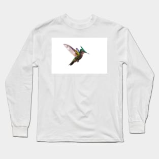 Antillean crested hummingbird Long Sleeve T-Shirt